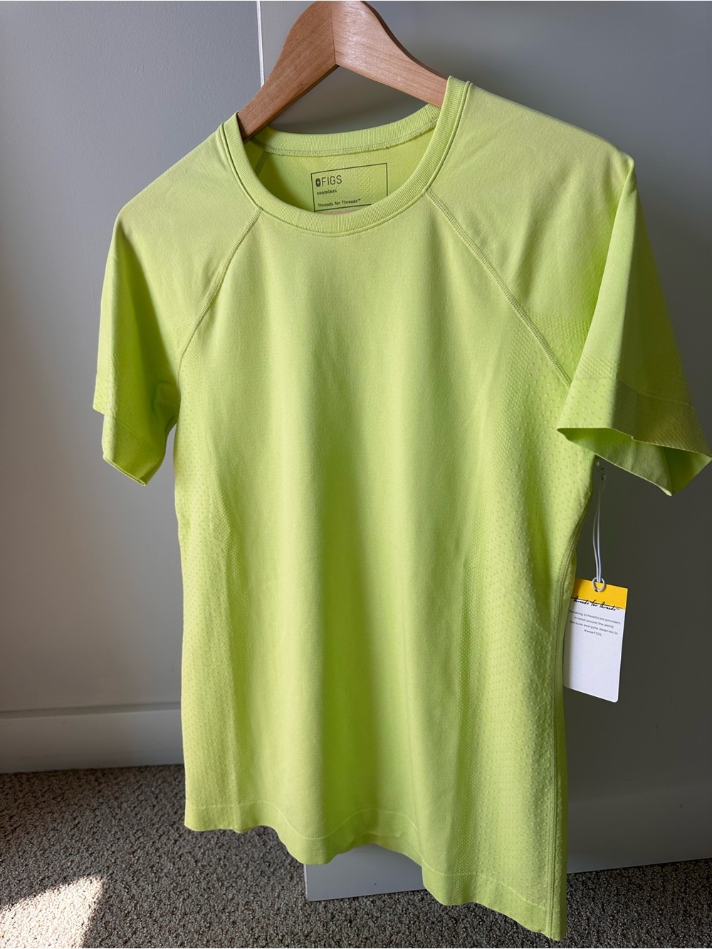 NWT Figs Womens Saltana Lime Underscrub L